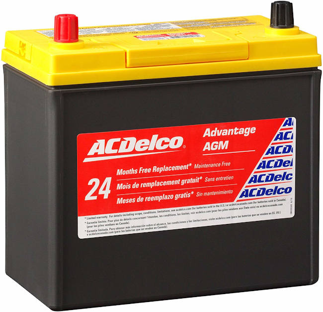 ACDelco ACDB24R Advantage AGM Automotive BCI Group 51 Battery for cold weather