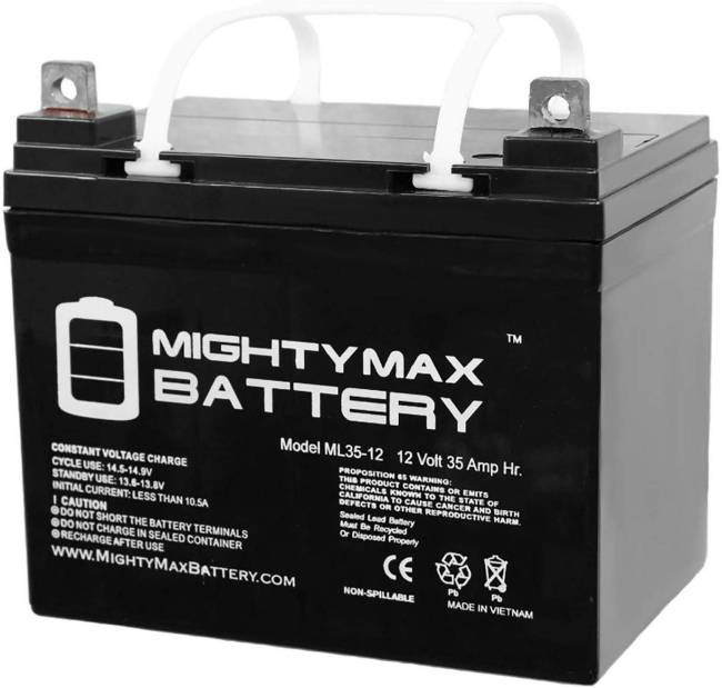 Mighty Max Battery ML35 12 12V 35AH U1 Deep Cycle AGM Solar Battery