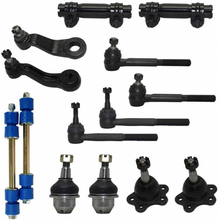 New Complete 14 Piece Front Suspension Kit All Front Ball Joints