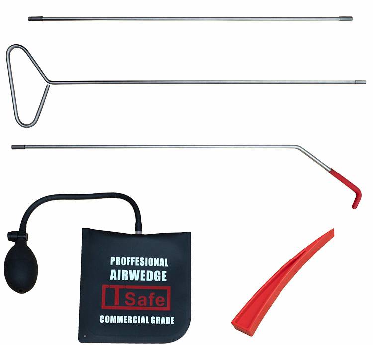 TSafe Essentials Kit- Long Reach Grabber, Air Wedge, Non Marring Wedge