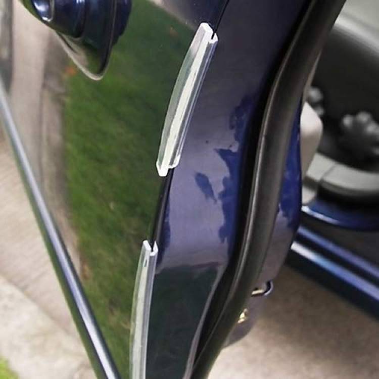 8pcs Clear Protector Scratch Strip Protection Car Door Edge Guards Trim Molding qsbai