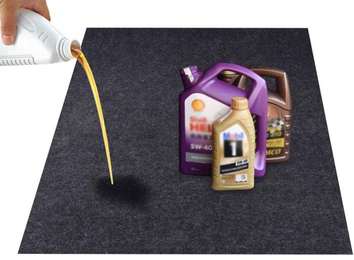 KALASONEER Oil Spill Mat,Absorbent Oil Mat Reusable Washable,Contains Liquids, Protects Driveway Surface,Garage or Shop