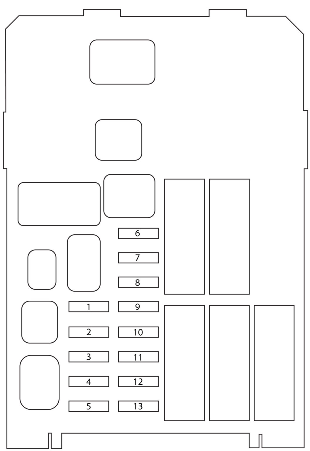 2004 2014 Toyota Hilux Fuse Box Locations + Diagrams Car Super Care
